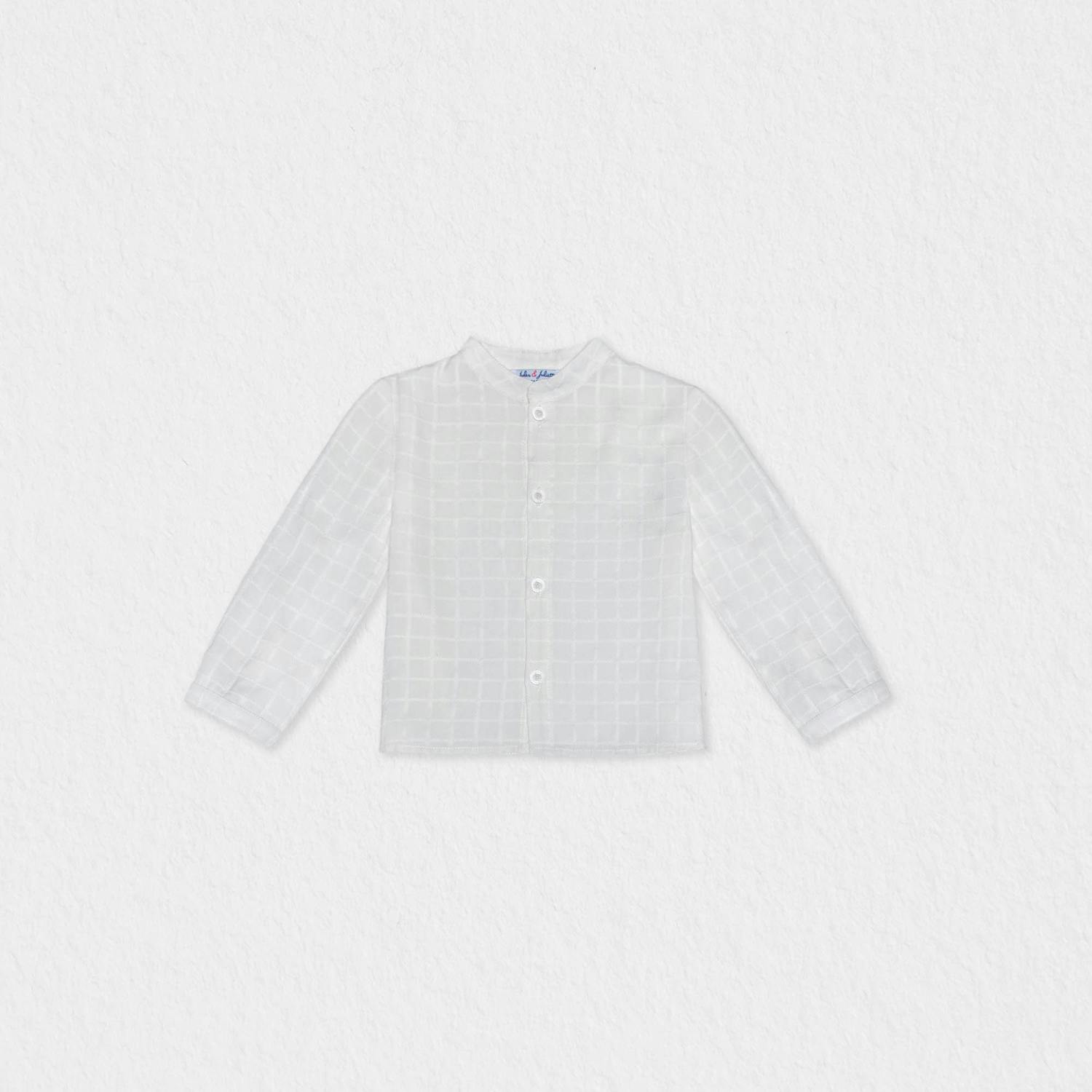 Dilan Boy Shirt Long Sleeves, White