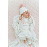 Eyelash Pom Hat