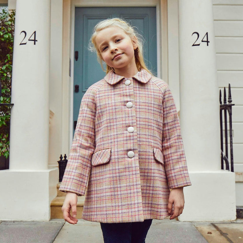 Islington Coat - Blossom Check
