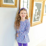 Emma Set Girls' Legging Set Blackberry Floral