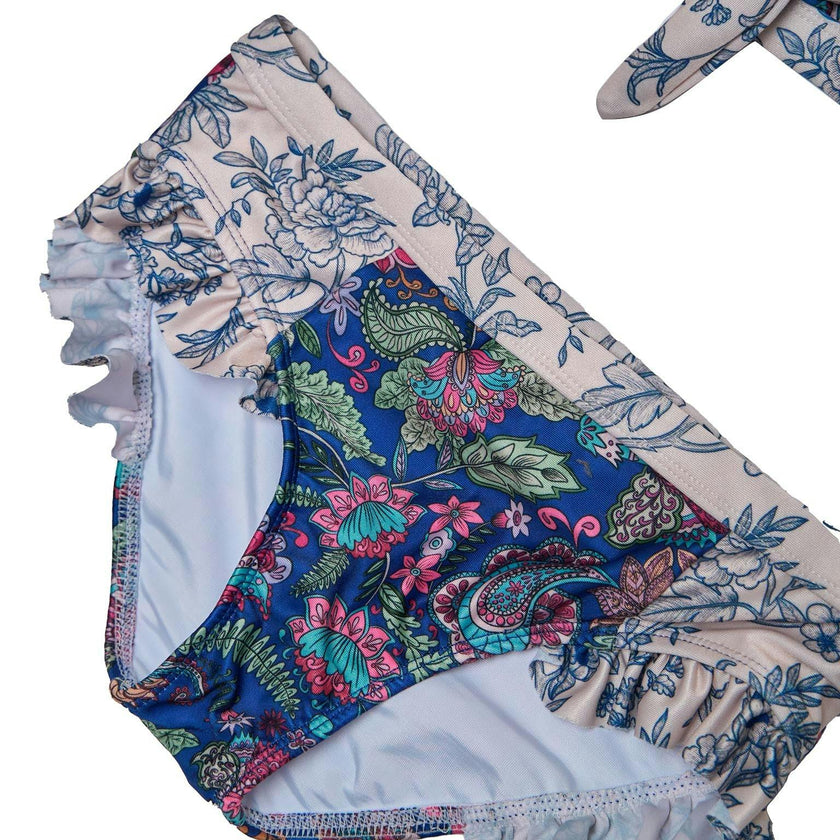 Girls 3 Piece Swim Set (River Print)