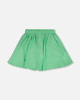 Organic Cotton Skort With Embroidery