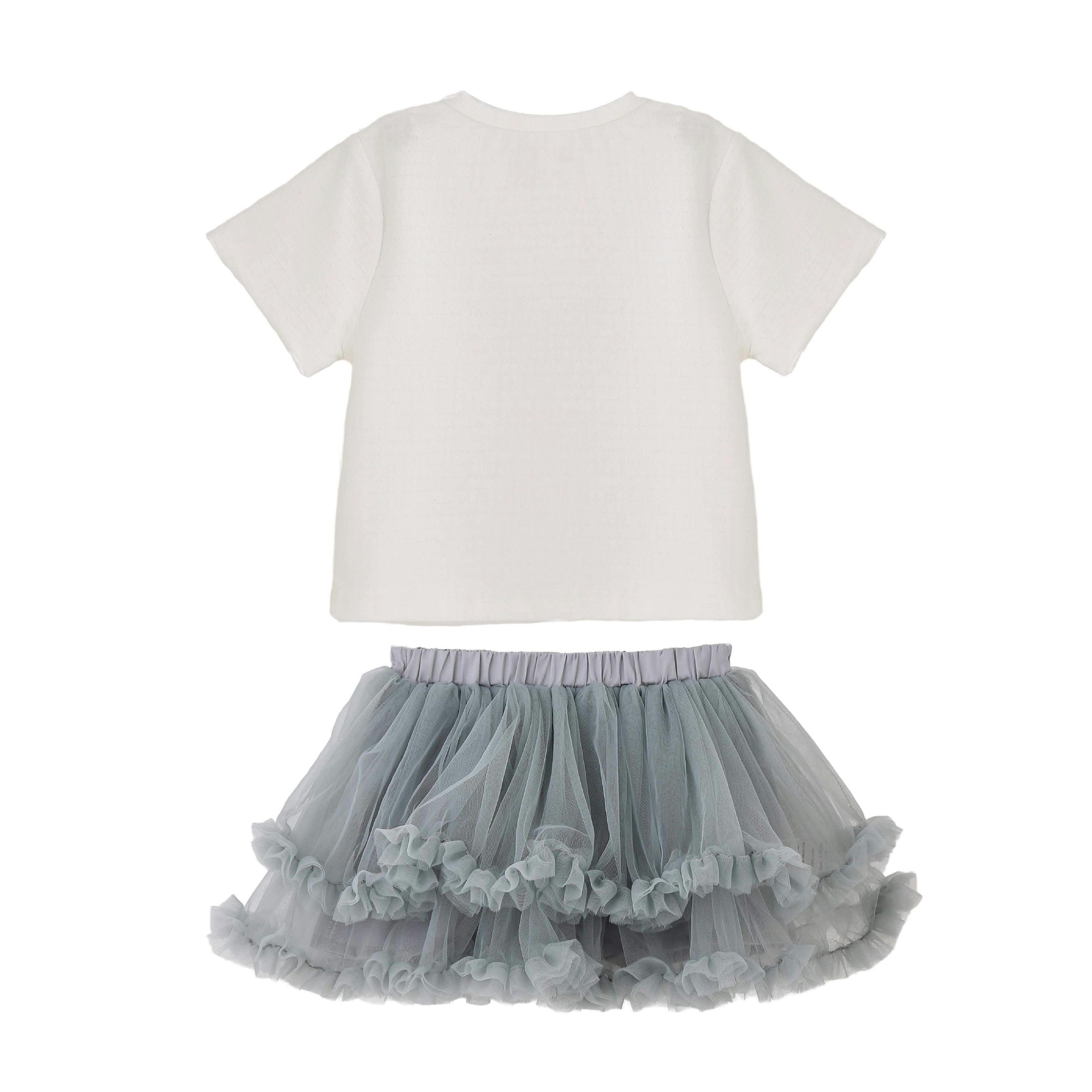 Gray Bunny Tulle Set