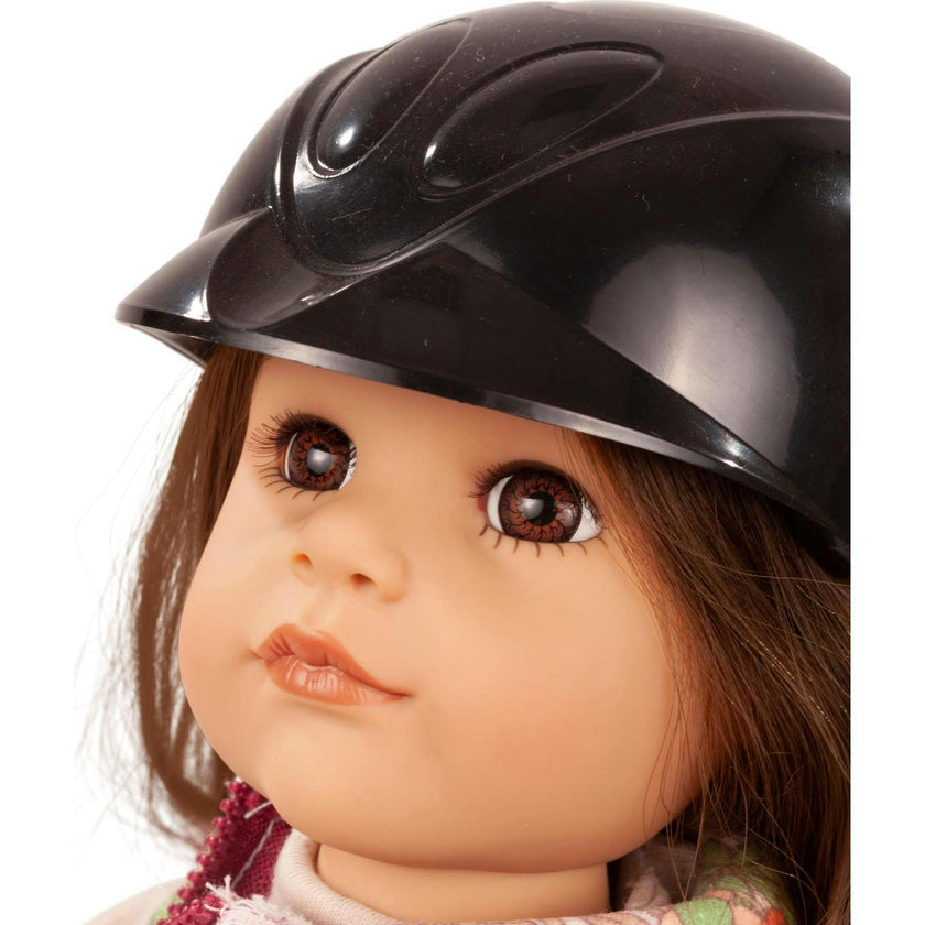Hannah Loves Horseback RIding 19.5" Multi-Jointed Standing Doll Playset