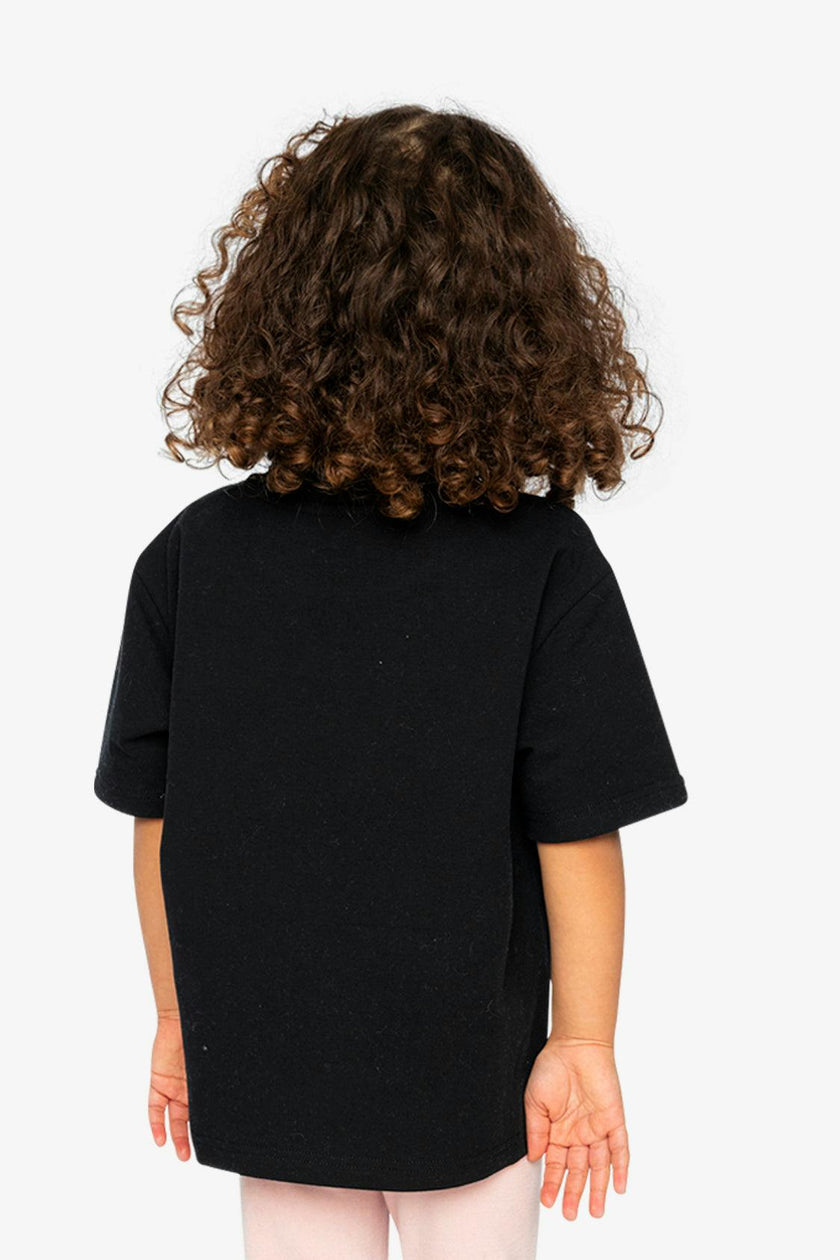 Heavy Jersey Wide Short Sleeve T-Shirt Black