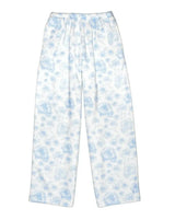 Beautiful Blue Toile Plush Pants