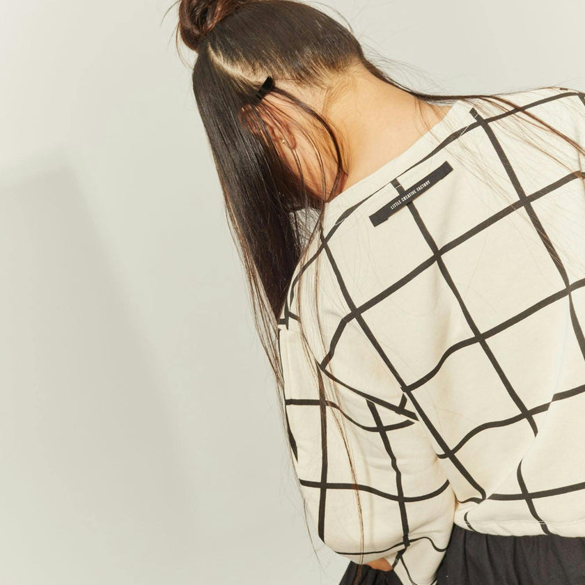 Trapeze Crop Long-Sleeve