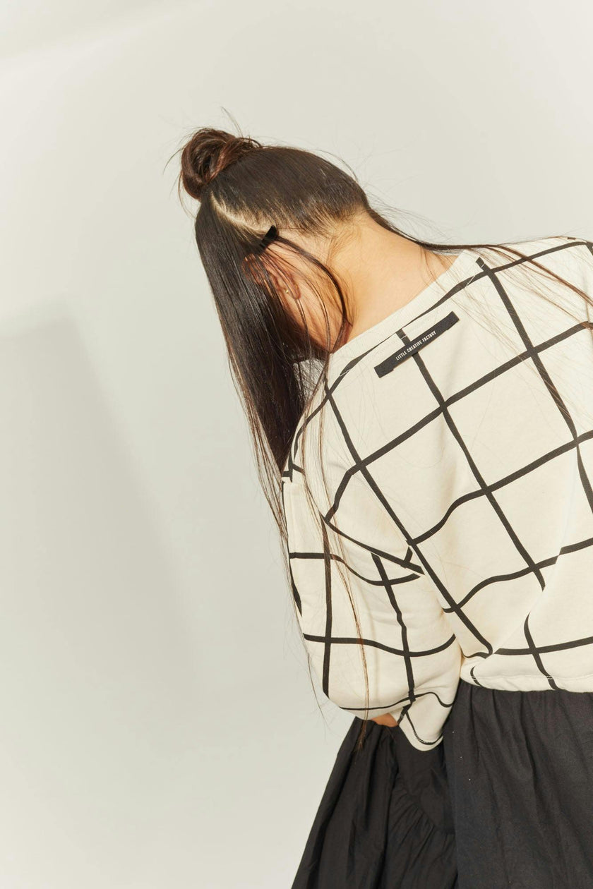 Trapeze Crop Long-Sleeve