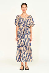 Capri Dress in Cerulean Rainfall