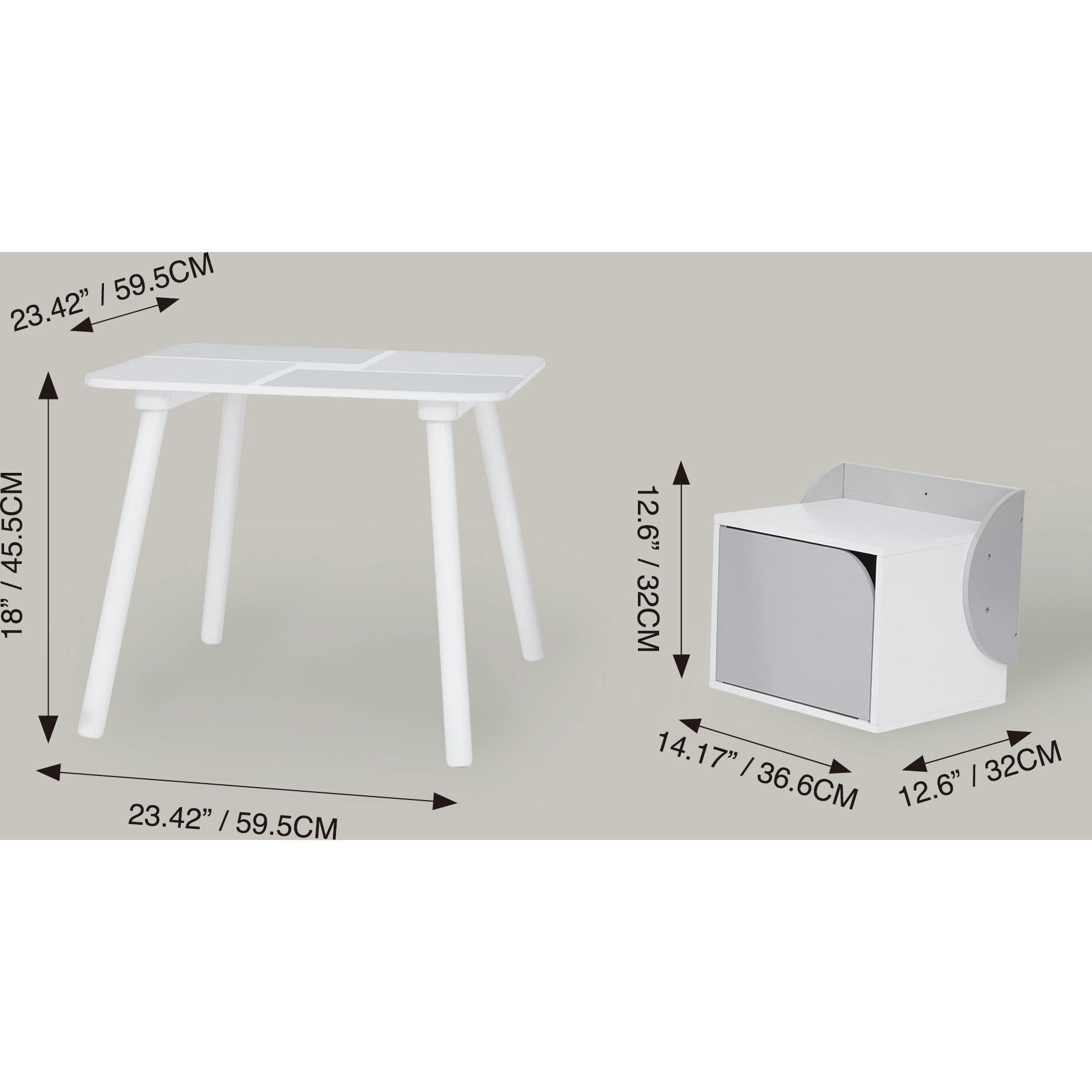 Fantasy Fields by Teamson Kids - Biscay Bricks Table & Chairs Kids Furniture