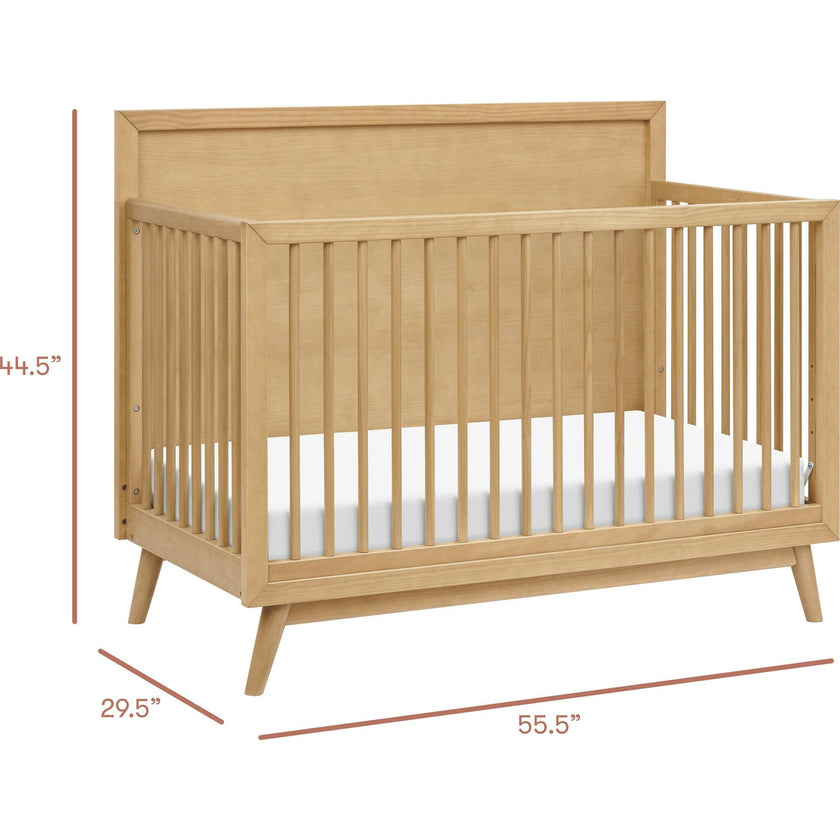 Palma 4-in-1 Convertible Crib with Toddler Bed Conversion Kit