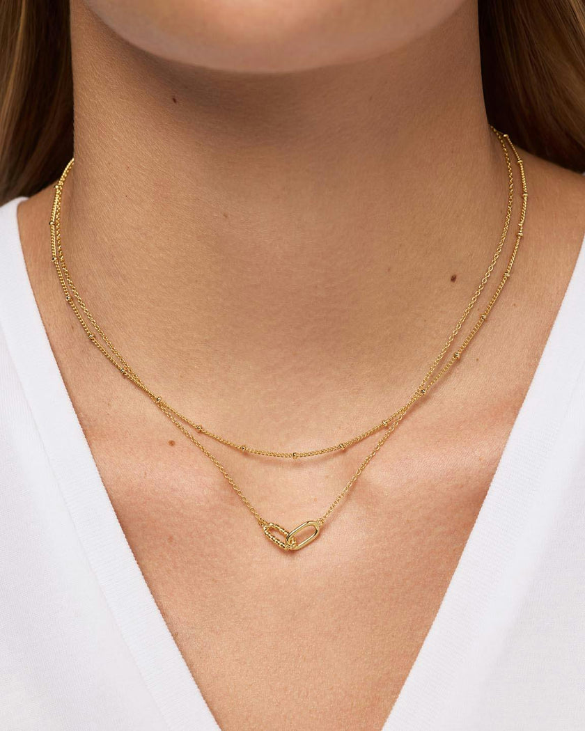 Gold Pendant Necklace - Juniper