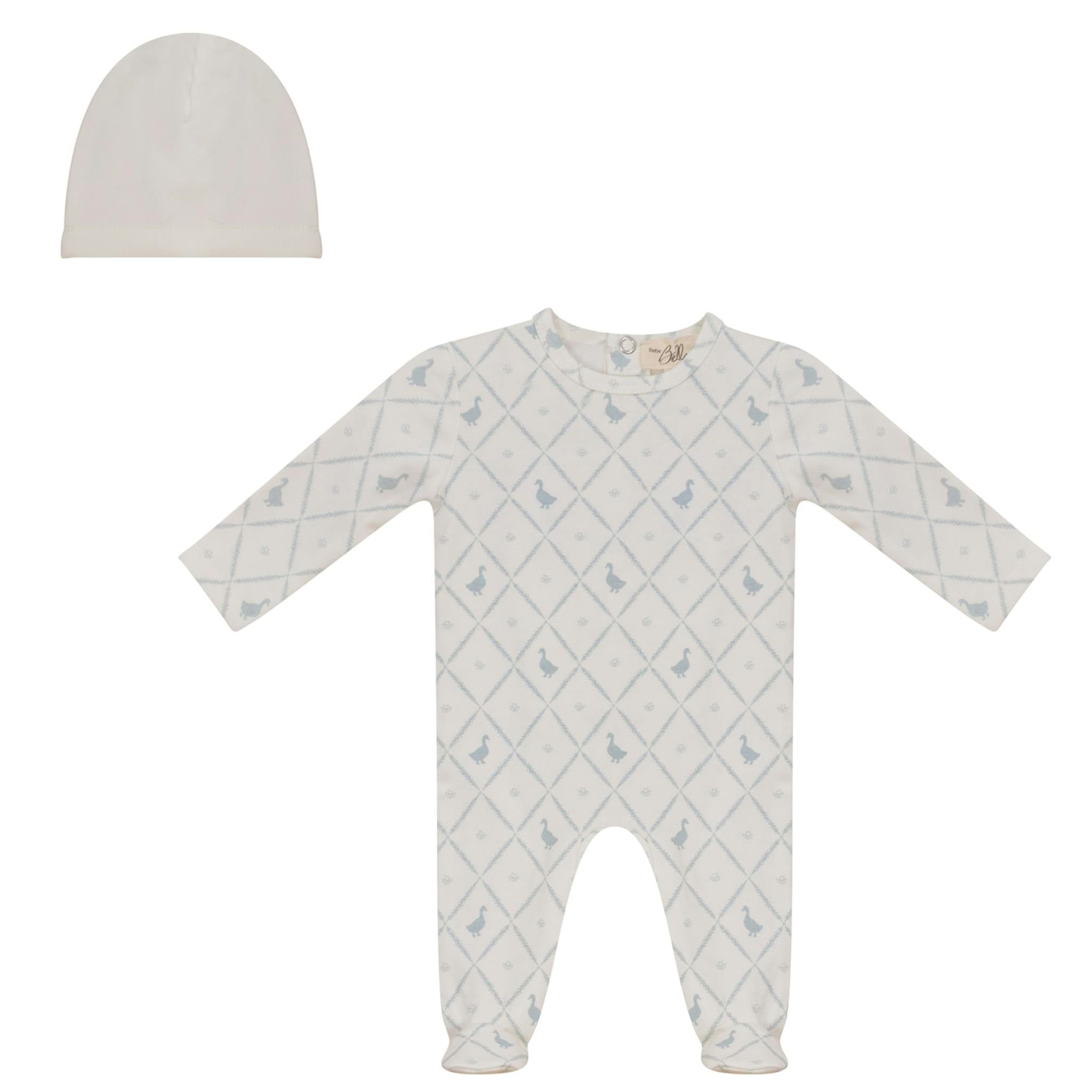Goose Allover Print Footie
