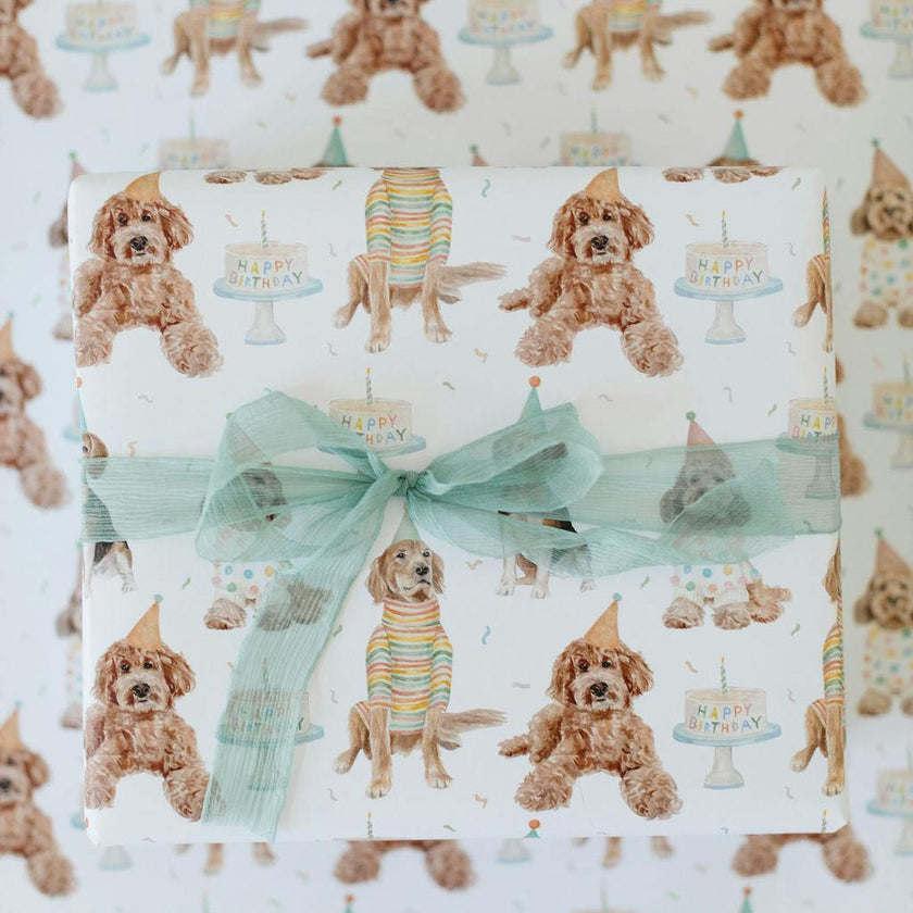 Birthday Dog Gift Wrap