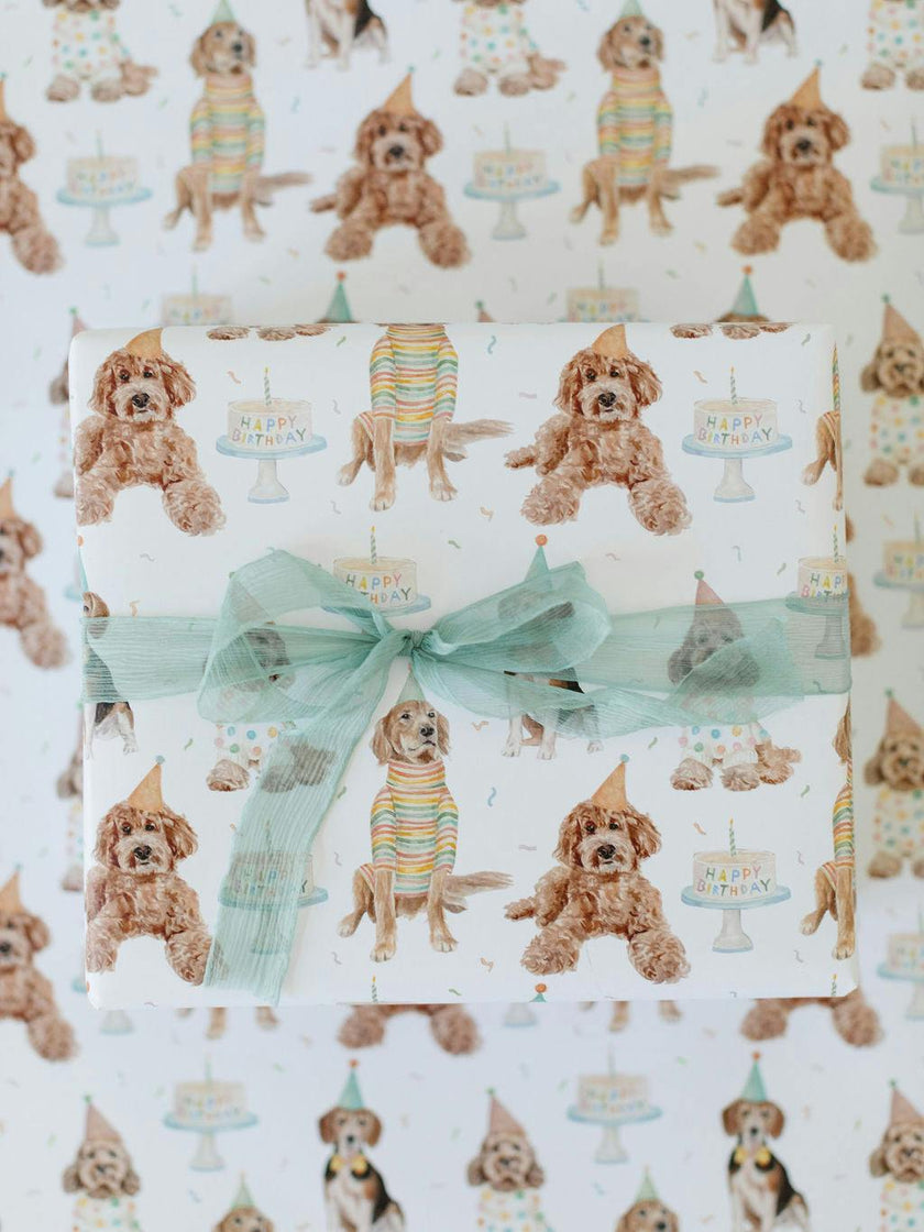 Birthday Dog Gift Wrap