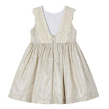 Linen Ornamental Sleeveless Dress