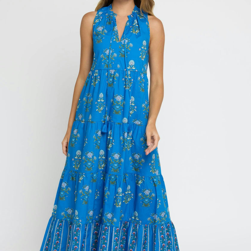 Claudia Maxi Dress in Party on Prairie