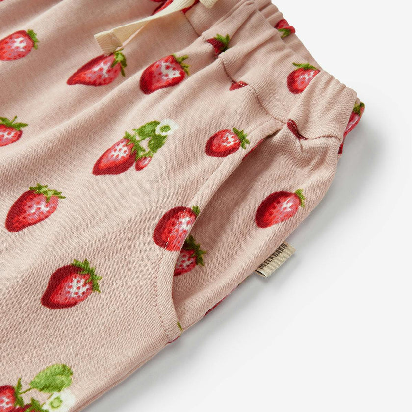 Strawberry Organic Cotton Jogger Pants