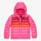 Kids lightweight puffer jacket in stripe