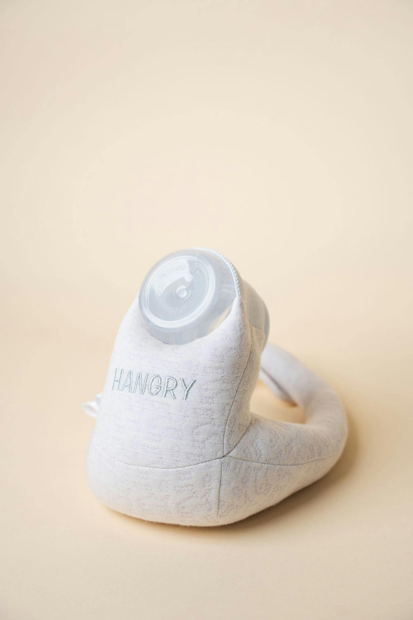 Baby Bottle Pillow Holder for Parents - "Hangry"