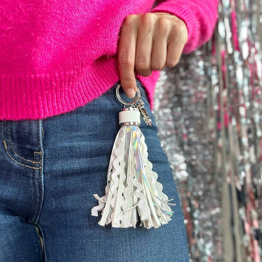 Packed Party Metallic Charging Keychain