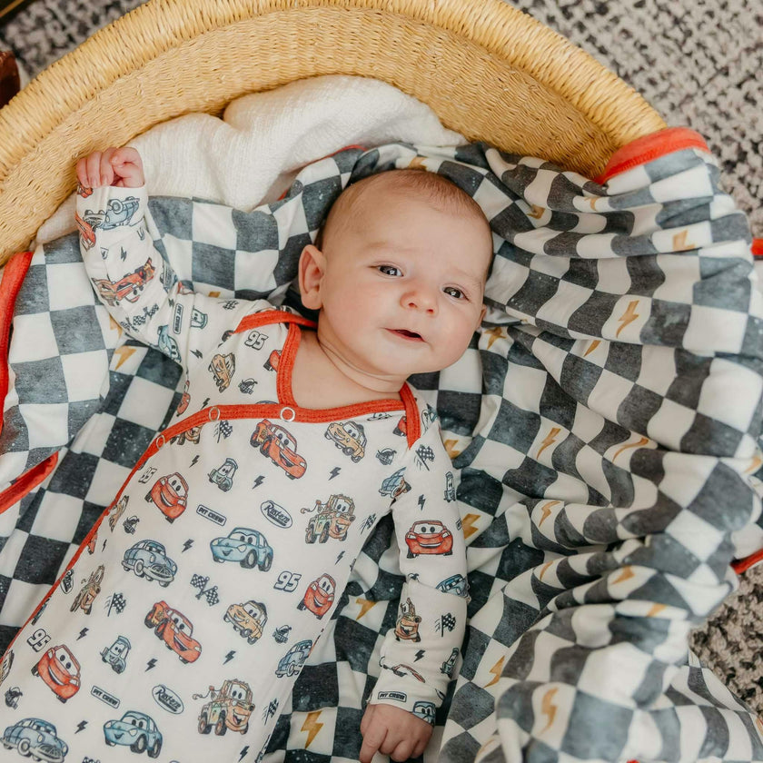 Newborn Knotted Gown - Disney Pixar Cars