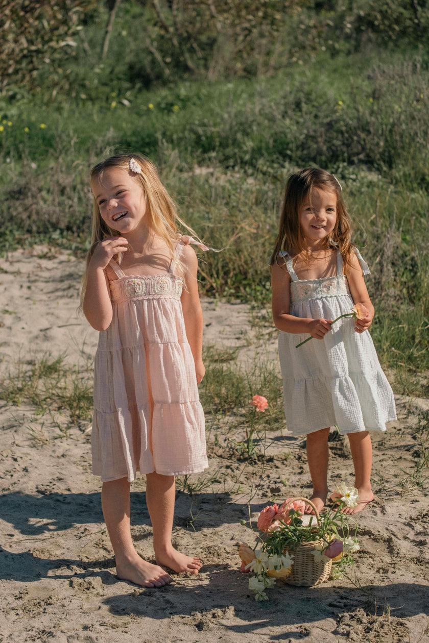 Crochet Dress in Petal Bouquet