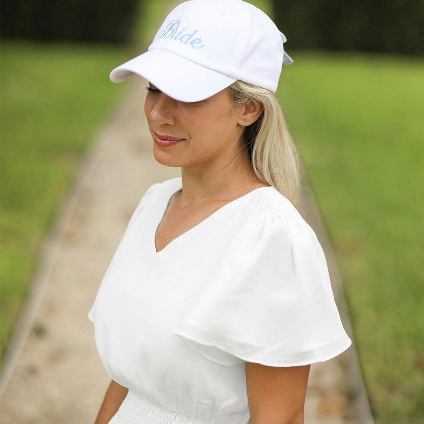Bride Bow Baseball Hat