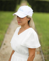 Bride Bow Baseball Hat