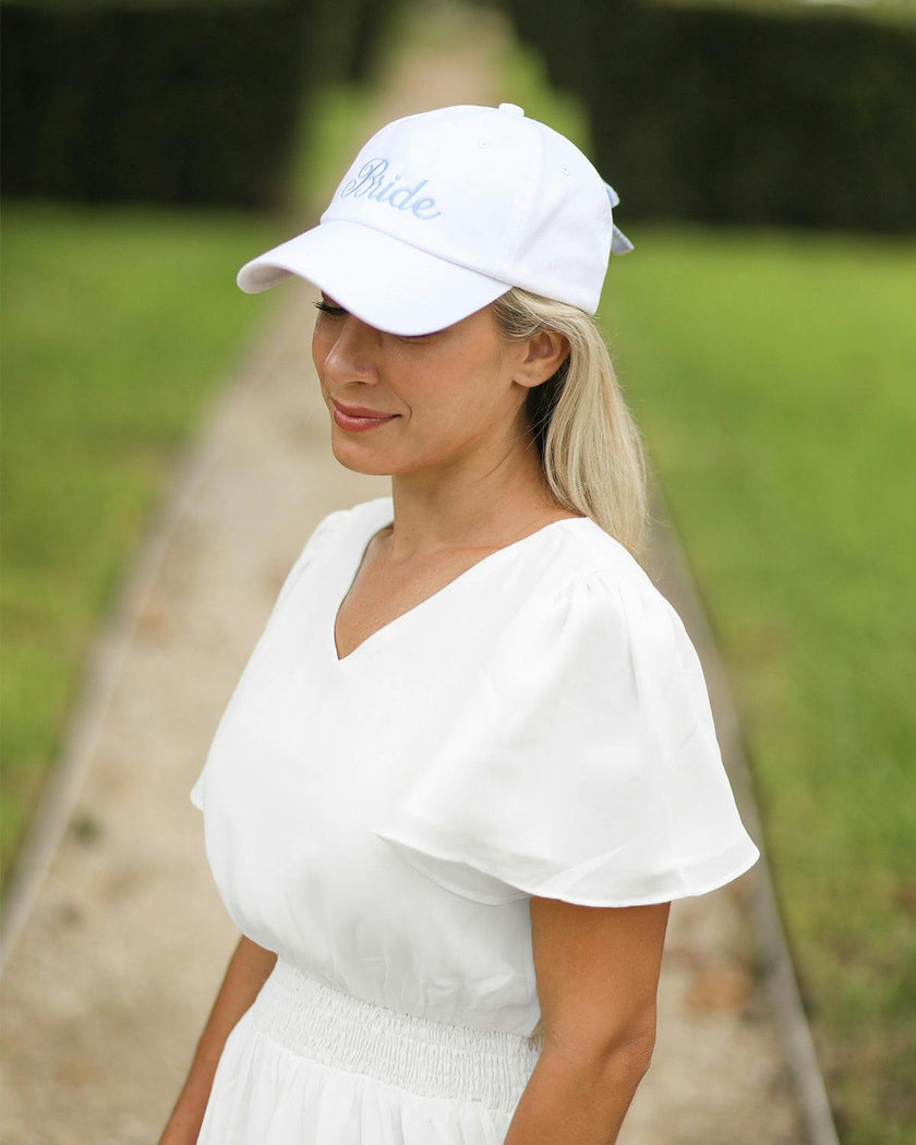 Bride Bow Baseball Hat