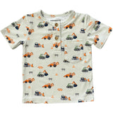 Boy's Short Sleeve Henley Shirt