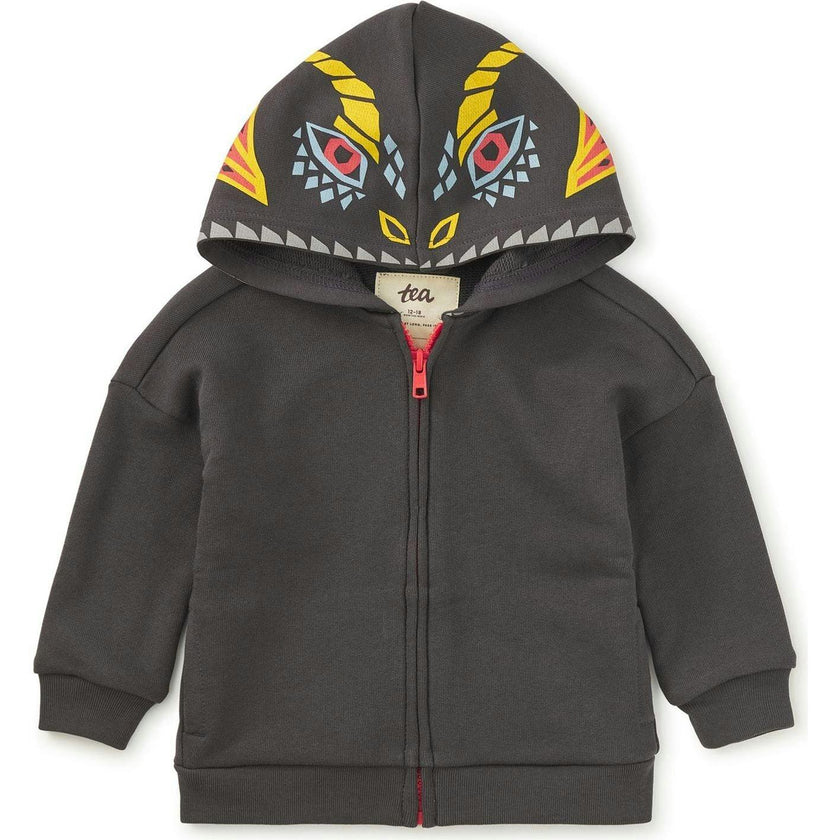 Hood Easy Fit Hoodie, Black