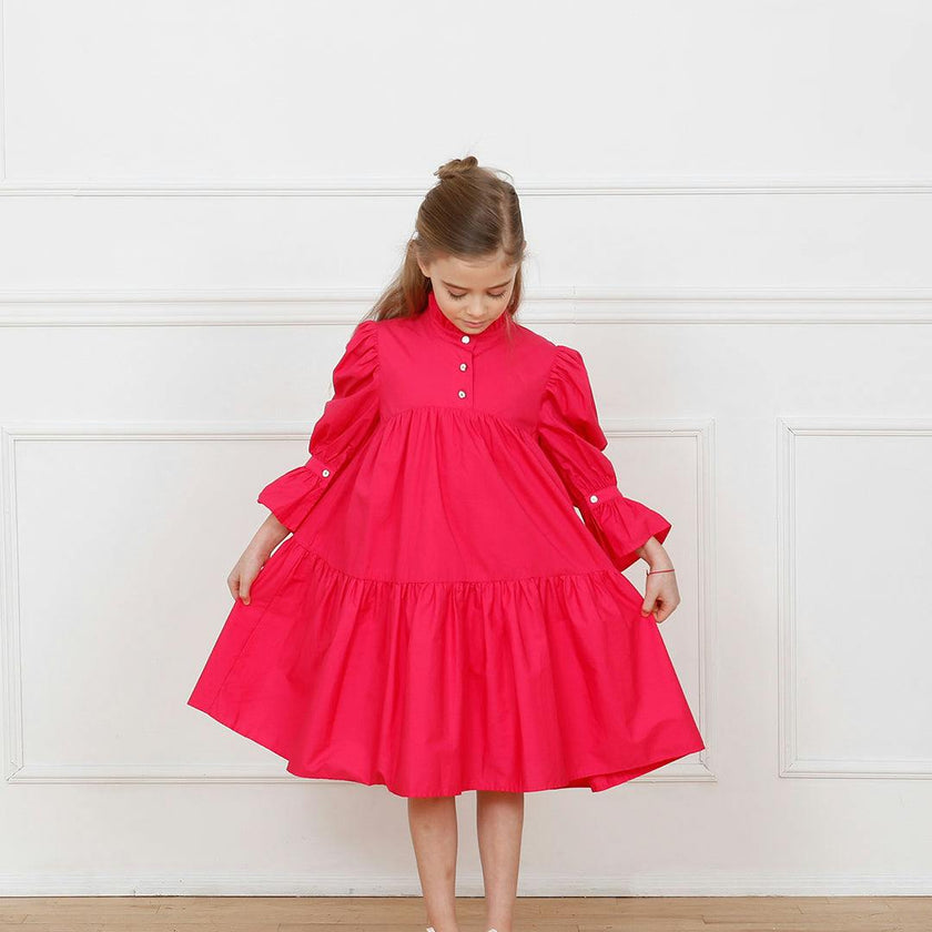 Eloise dress (hot pink)