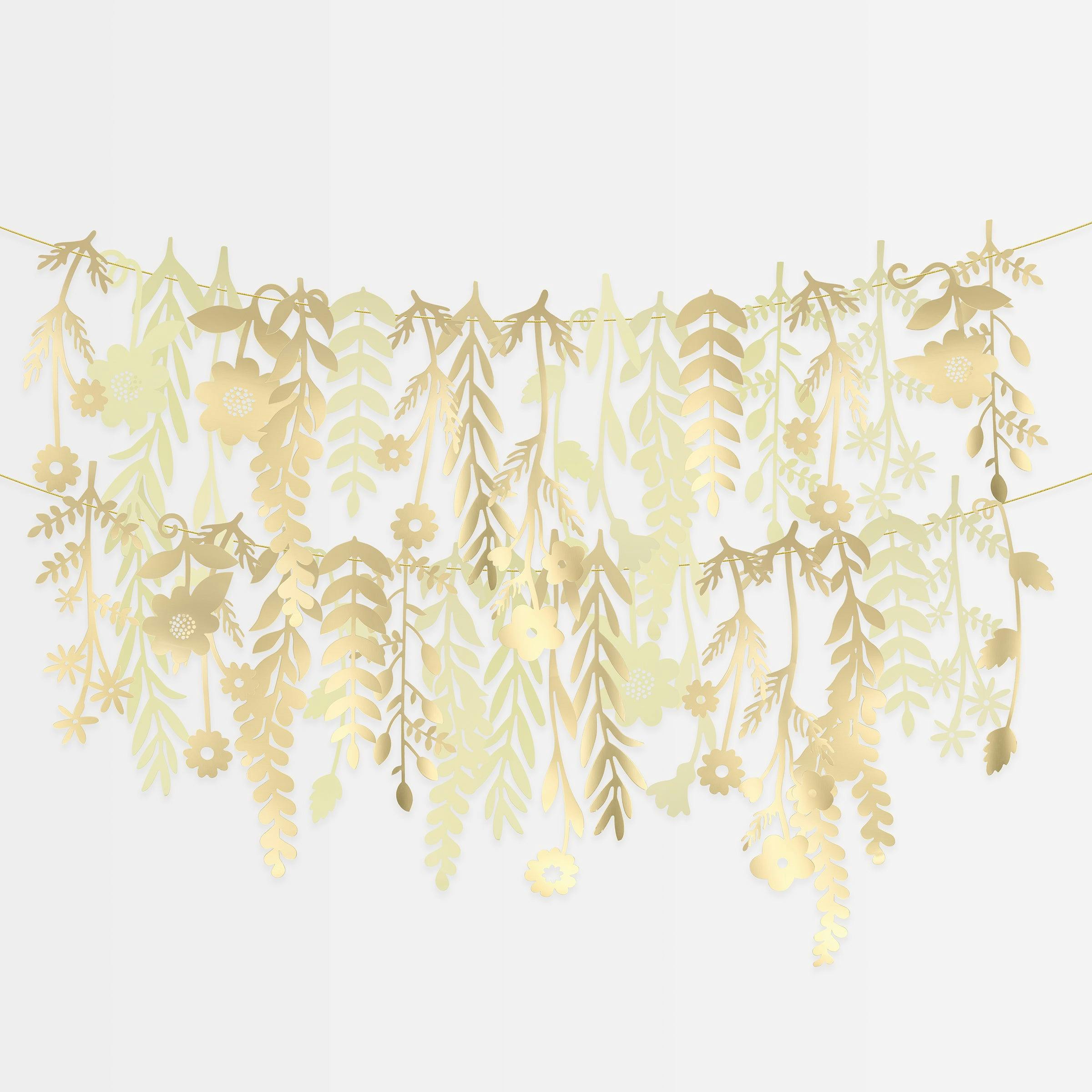 Gold Flower Backdrop
