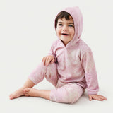 Marble Stripe Rib Hoodie and Jogger Set