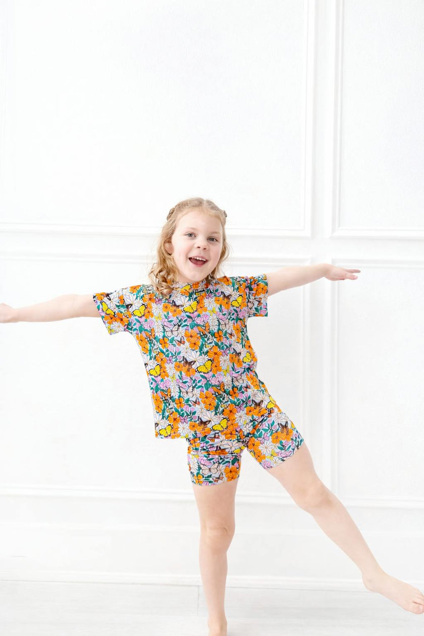 Butterfly Garden Biker Short Set (FINAL SALE)