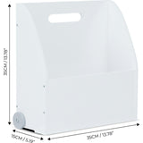 Fantasy Fields by Teamson Kids - Simplicity Walker Display Bookcase Kids Furniture - White