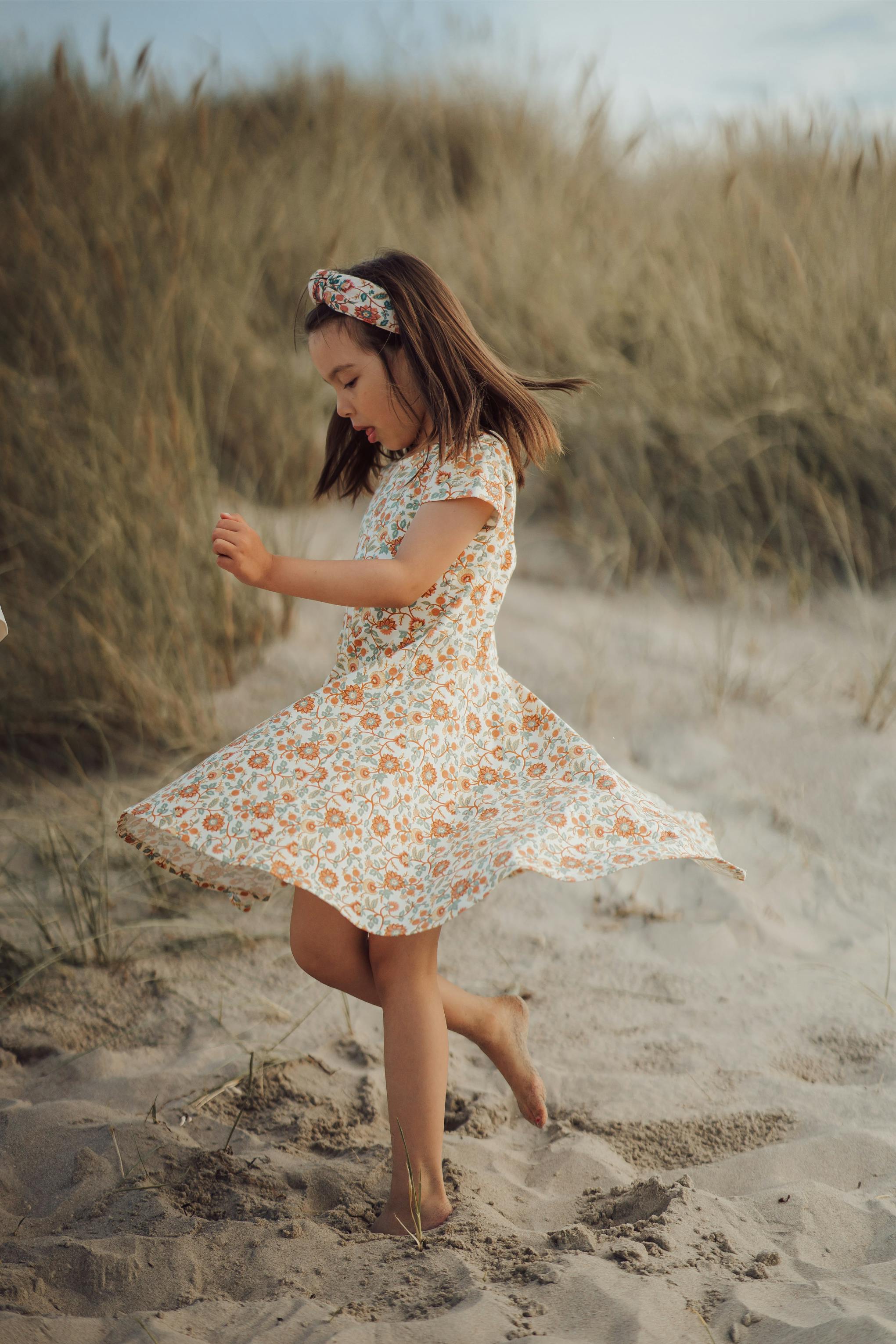 Sweetheart Twirl Dress | Organic Cotton Jersey - In Bloom
