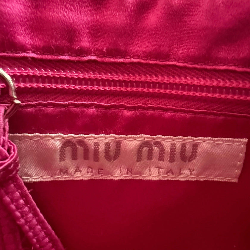 *Preloved* Miu Miu Vintage Satin Mini