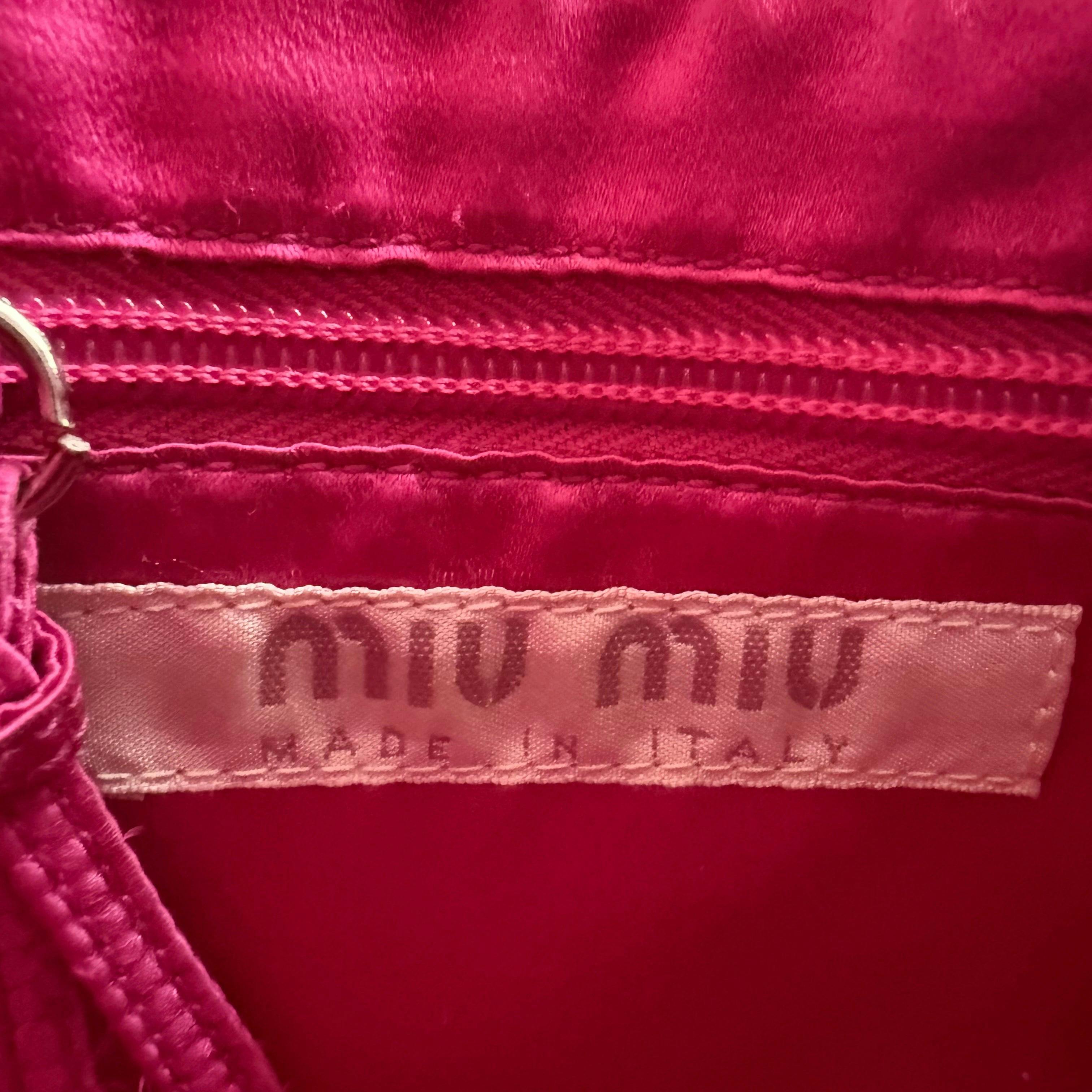 *Preloved* Miu Miu Vintage Satin Mini