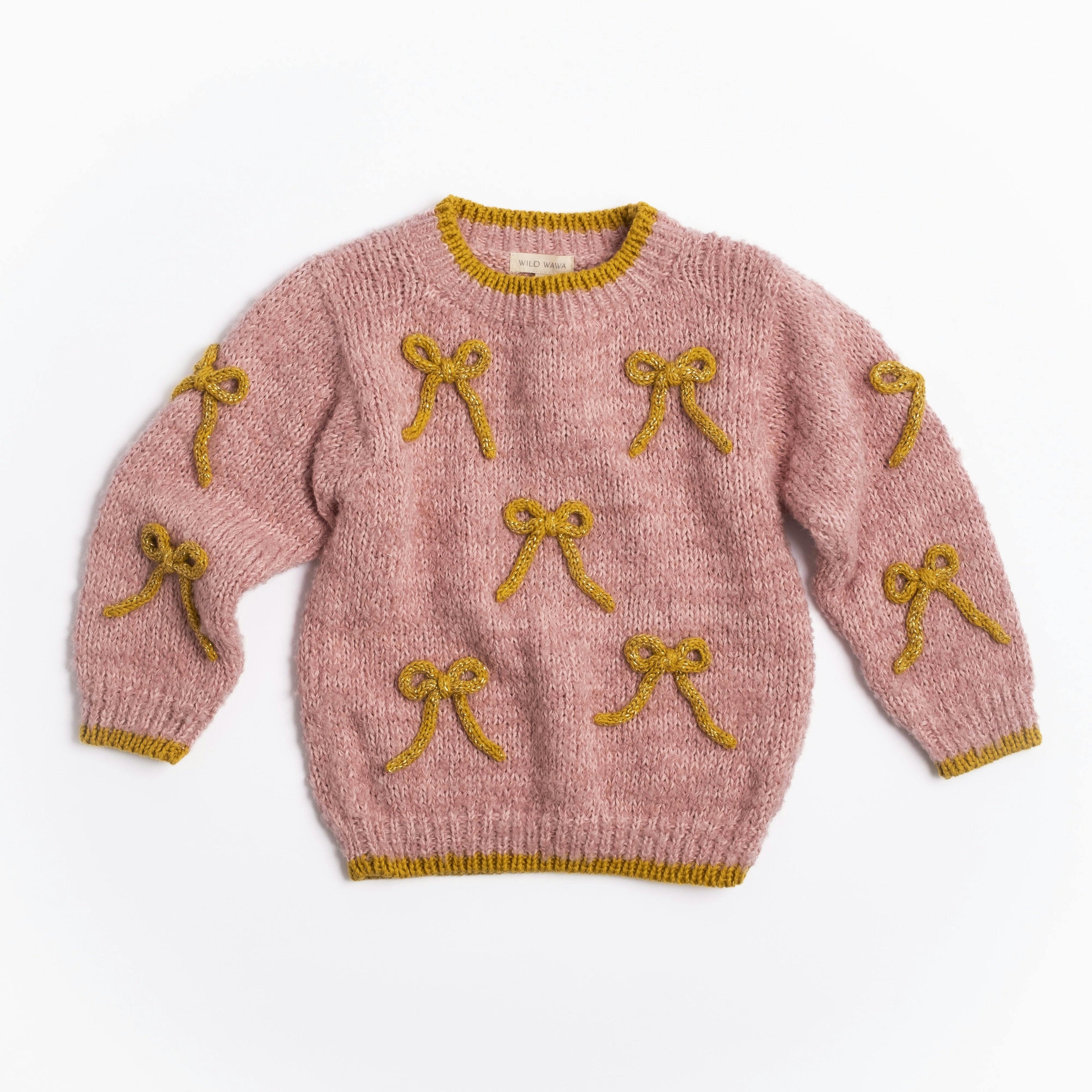 Bow Sweater in Stardust