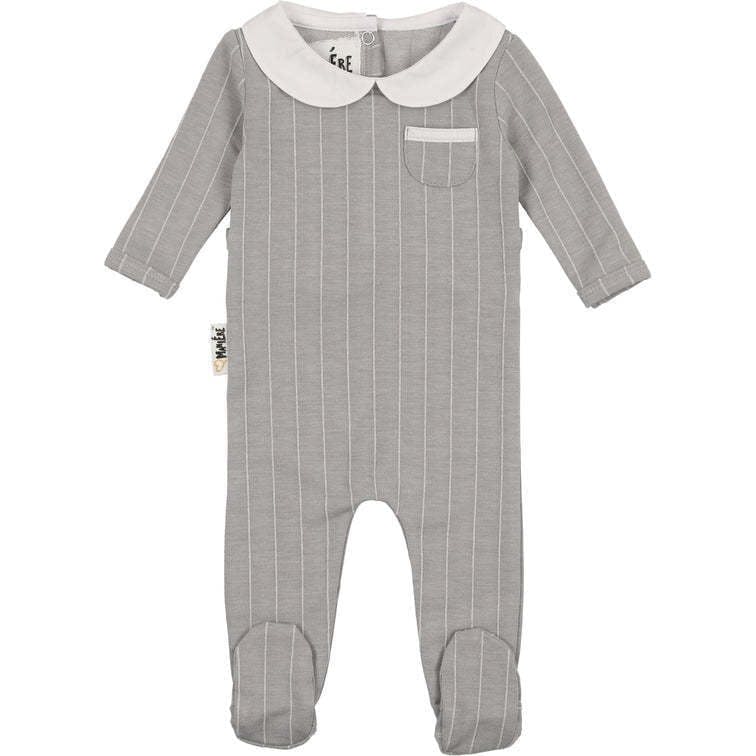 Raised Stripe Footie