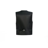 Black Vest Bow Tie Set