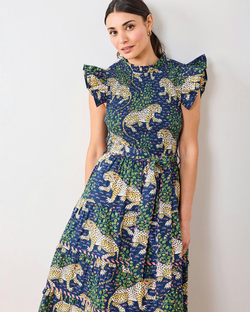 Bagheera - Ready To Ruffle Dress - Navy