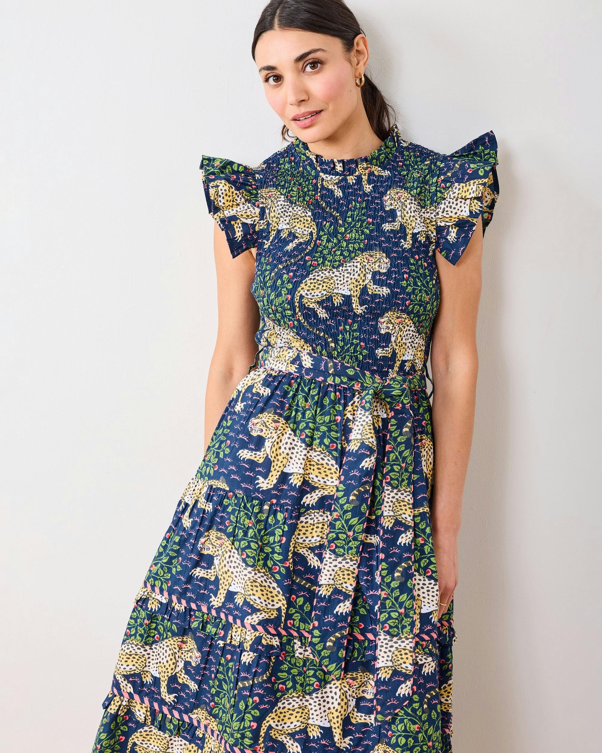 Bagheera - Ready To Ruffle Dress - Navy