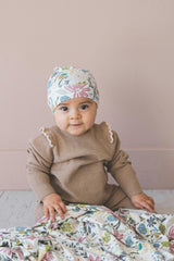 Top Knot Hat - Olive