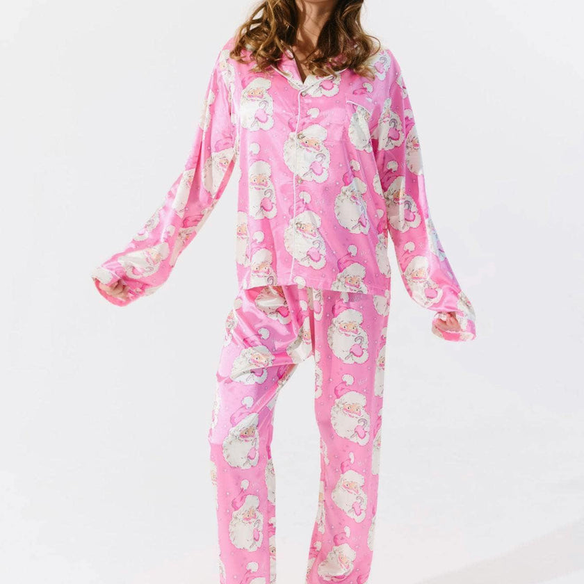 Women's Santa Love Silky Set