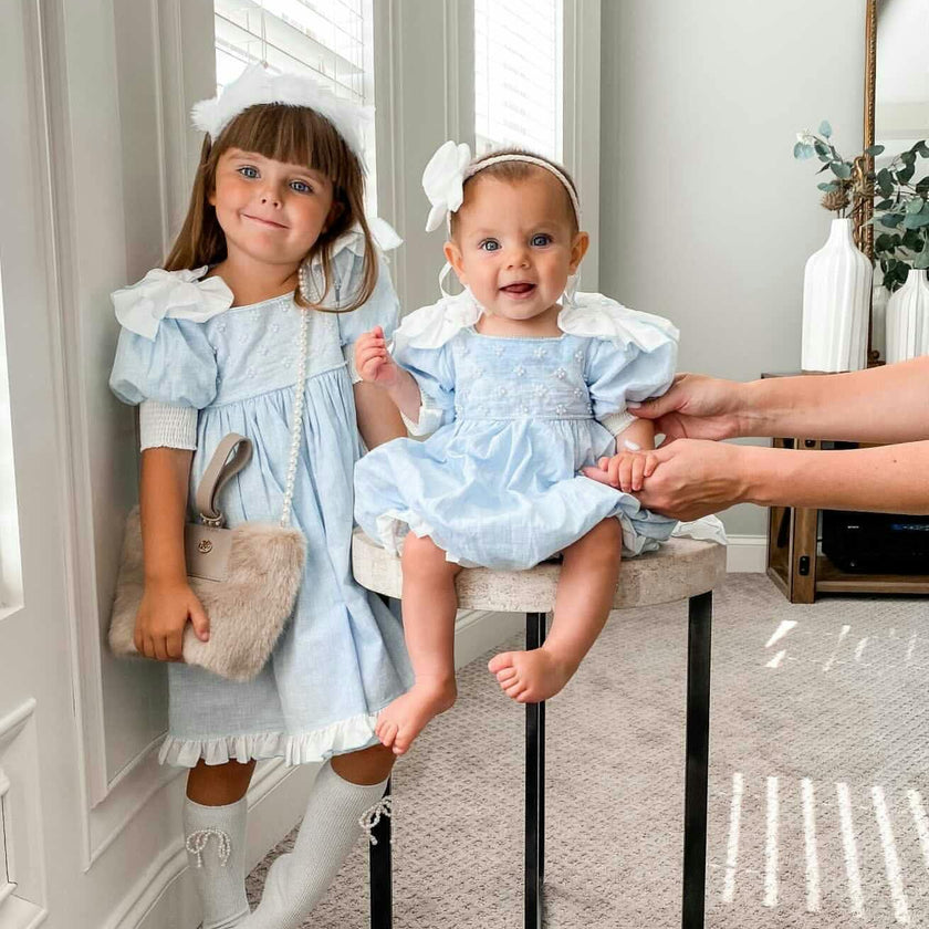 Charlotte Baby Blue Romper