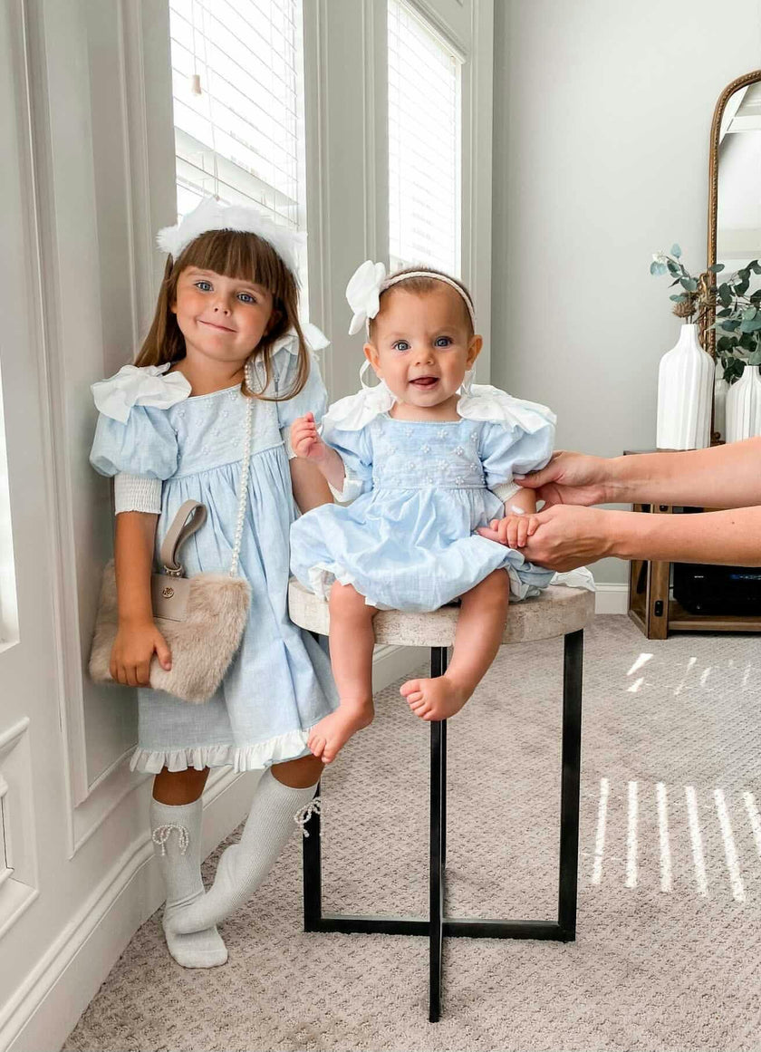Charlotte Baby Blue Romper
