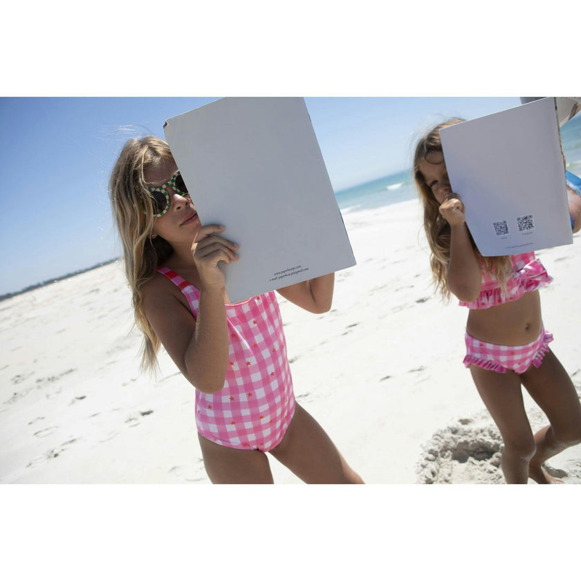 Gingham stars swimsuit